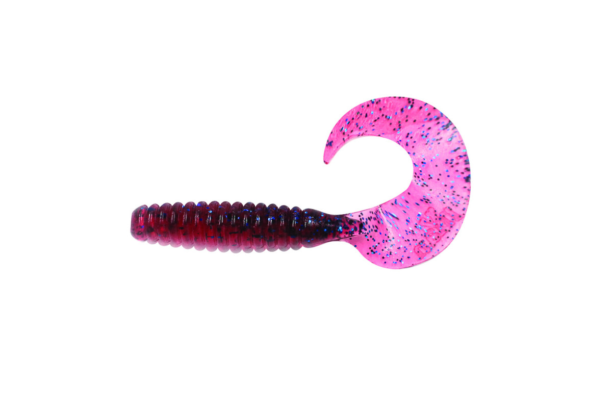 Твистер YAMAN Spiral,размер 6 inch,-Grape (уп.4 шт.)