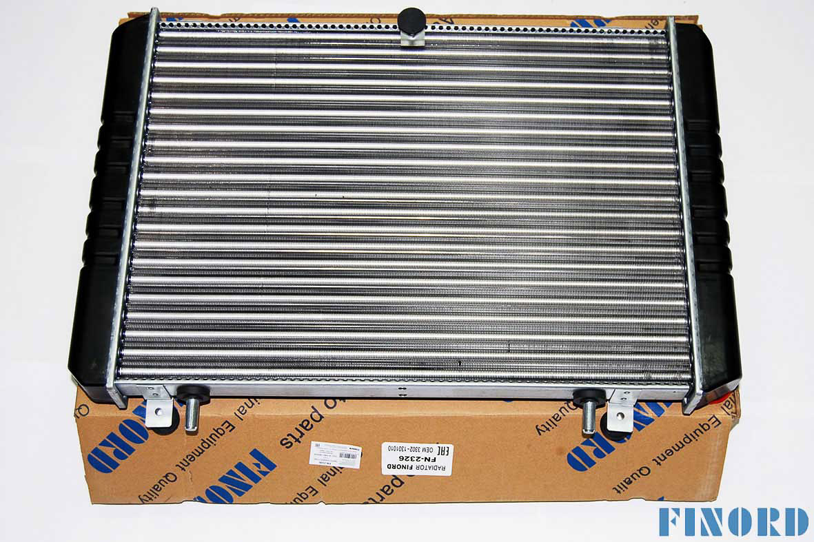 Радиатор охлаждения 3-х рядный Газ 3302 Газель  н.о. под рамку №3302-1301010