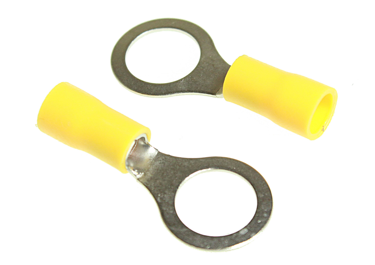 Клемма кольцевая изолированная 10.5мм 4-6кв.мм (желтая) (НКи 6.0-10/ НКи5,5-10)TM Nord YADA