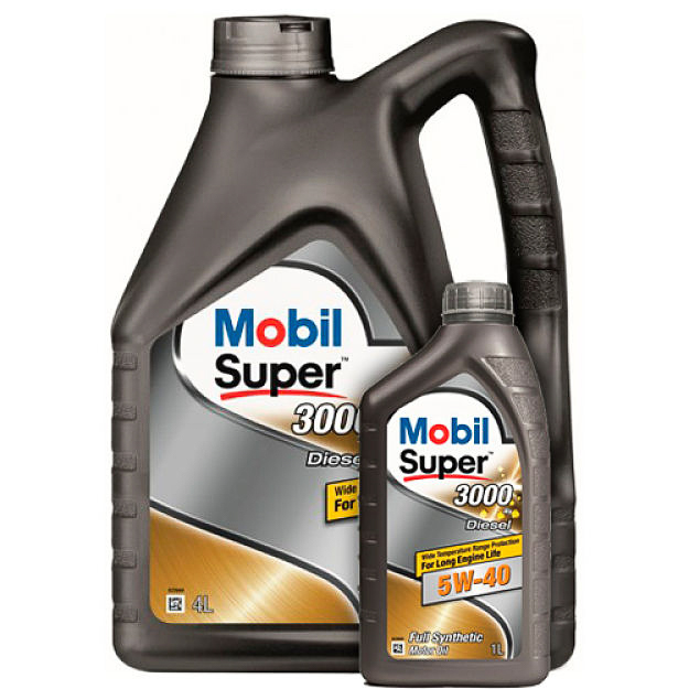 Mobil Super 3000 X1 Diesel 5W40 (4L) масло мотор.! синт\API CF,ACEA A3/B3/B4, MB 229.3, PSA B71 2296
