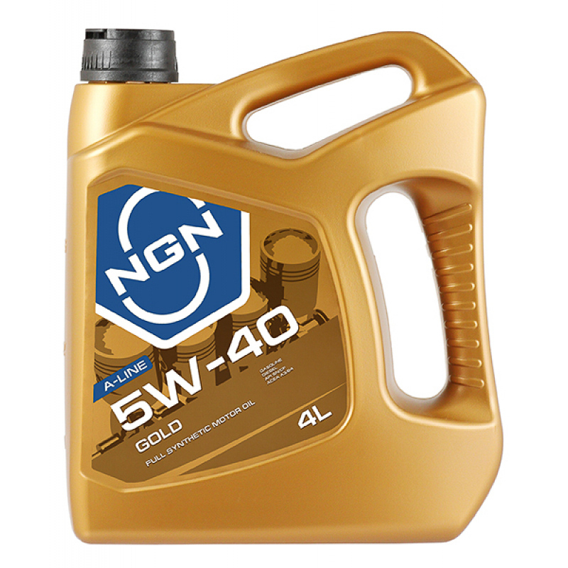 Масло моторное A-Line 5W-40 SN/CF GOLD 4л (синт.) NGN