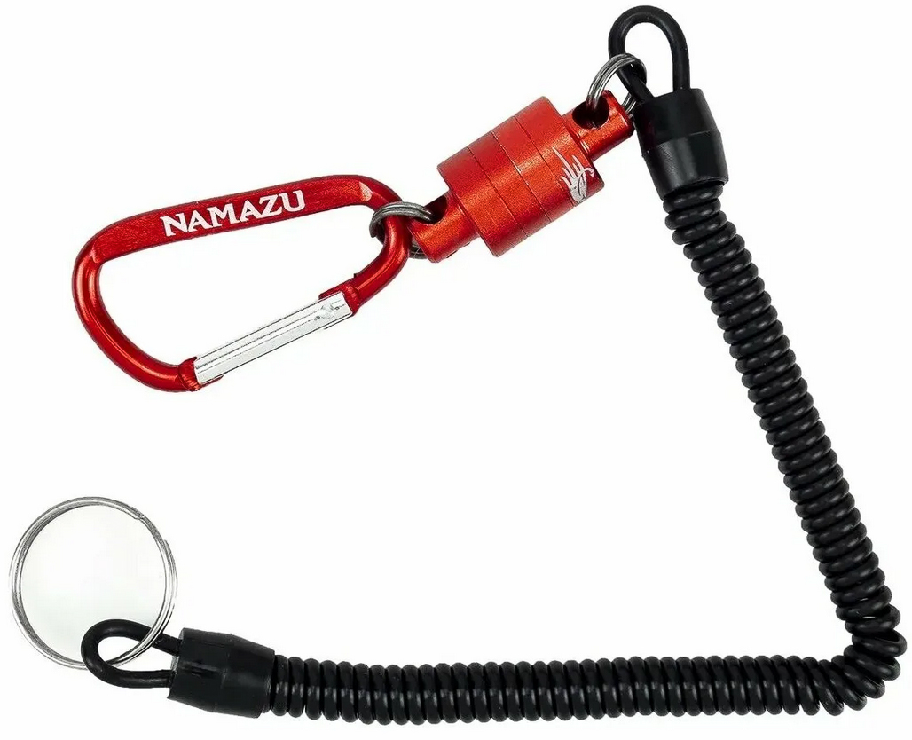 Ретривер магнитный Namazu Magnet Lock, цилиндр, цв. красный/500/