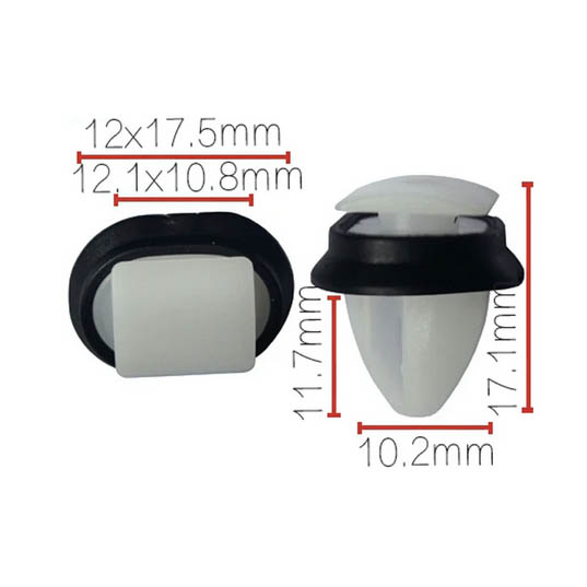 Клипса крепежная для а/м Citroen,Fiat,Peugeot молдинга 71728806, 856543 TM Nord YADA