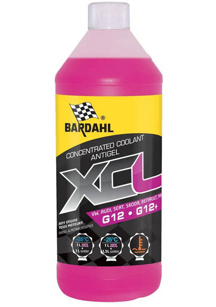 Антифриз XCL VW G12, G12+ розовый 1л.