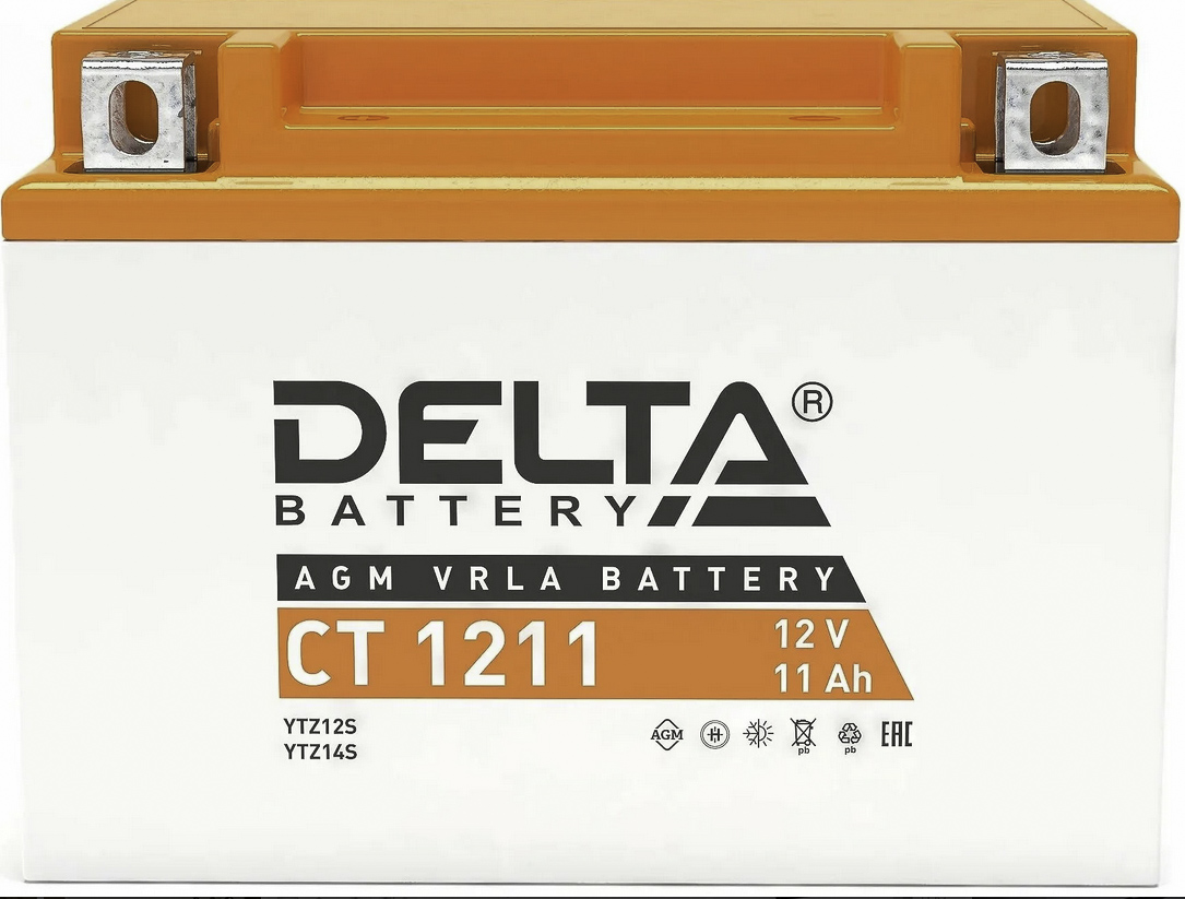 Аккумулятор DELTA Battery AGM 9 А/ч прямая L+ 150x86x108