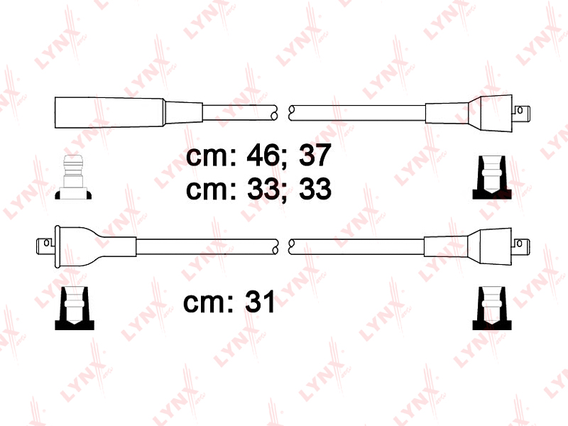 Провода высоковольтные GAZ/UAZ (дв.402)