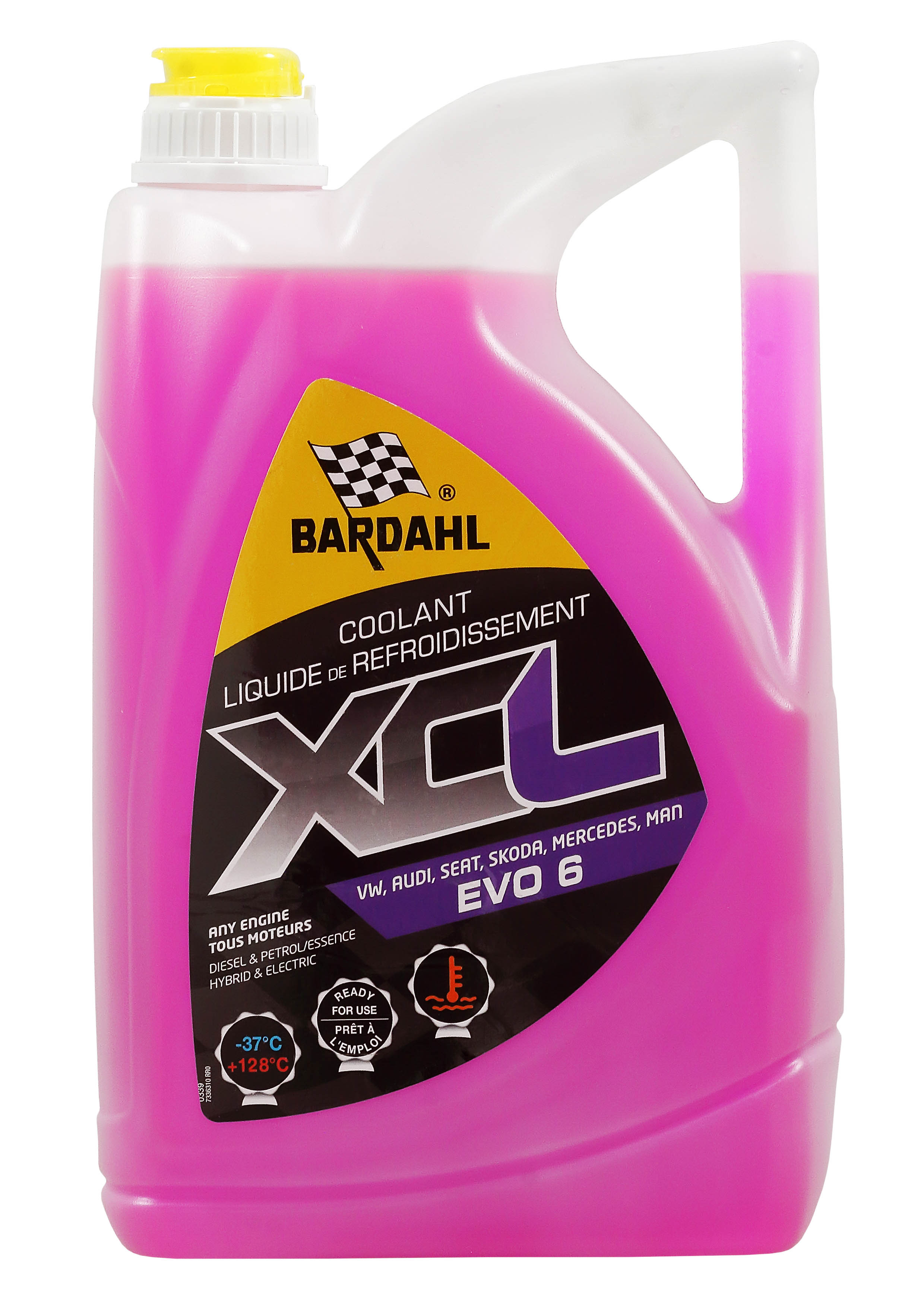 Антифриз XCL G12++ Evo 6 -37°C 5L (фиолетовый)