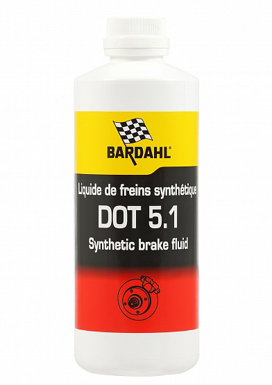 Жидкость тормозная 0,5л BARDAHL DOT5.1