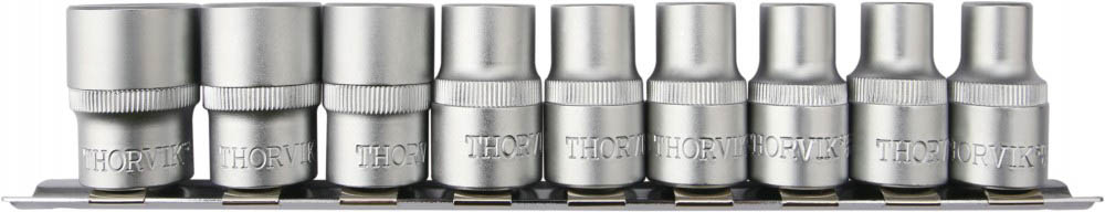 Набор головок торцевых 1/2"DR на держателе, внешний TORX®, E10-E24, 9 предметов